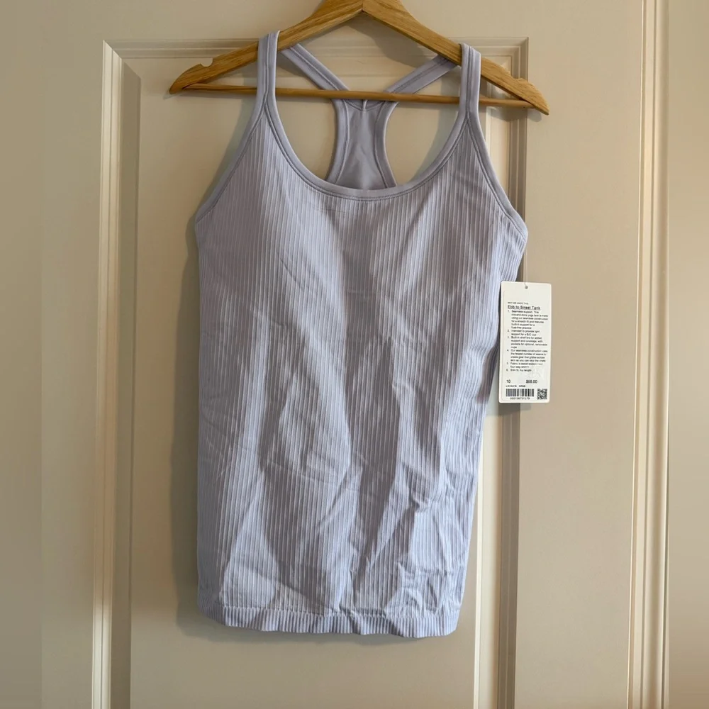 Lululemon Ebb to Street Tank Size 10 SRNB New
